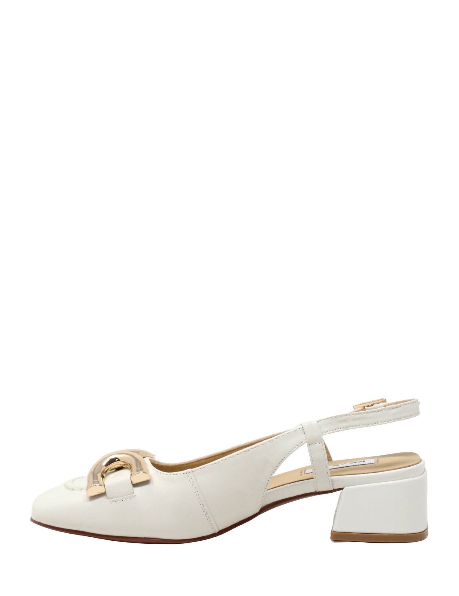 Sandali tacco Bianco Keys