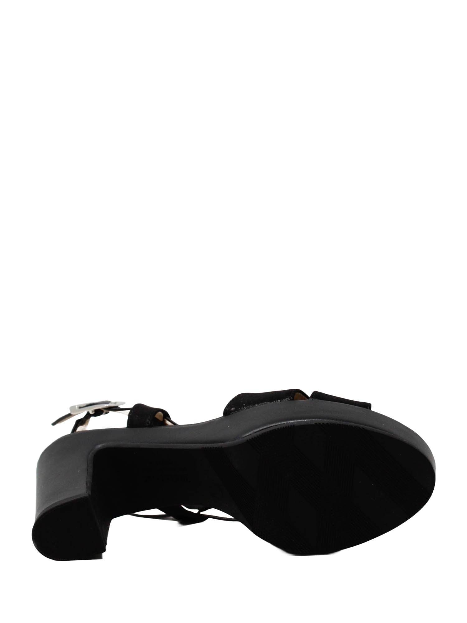 Sandali tacco Nero Valleverde