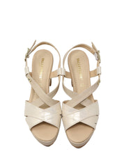 Sandali tacco Oro Valleverde