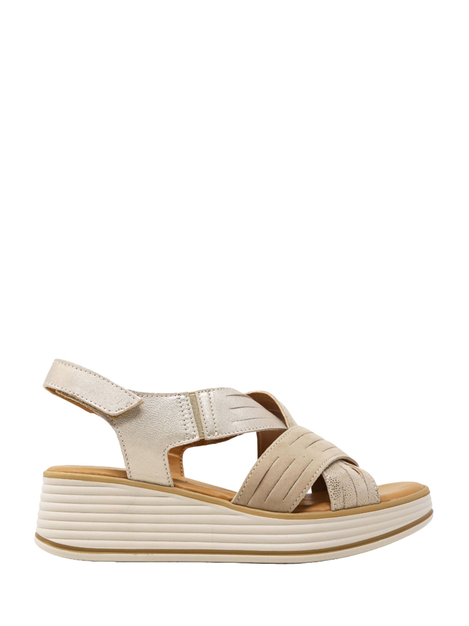 Sandali zeppa Tortora Valleverde