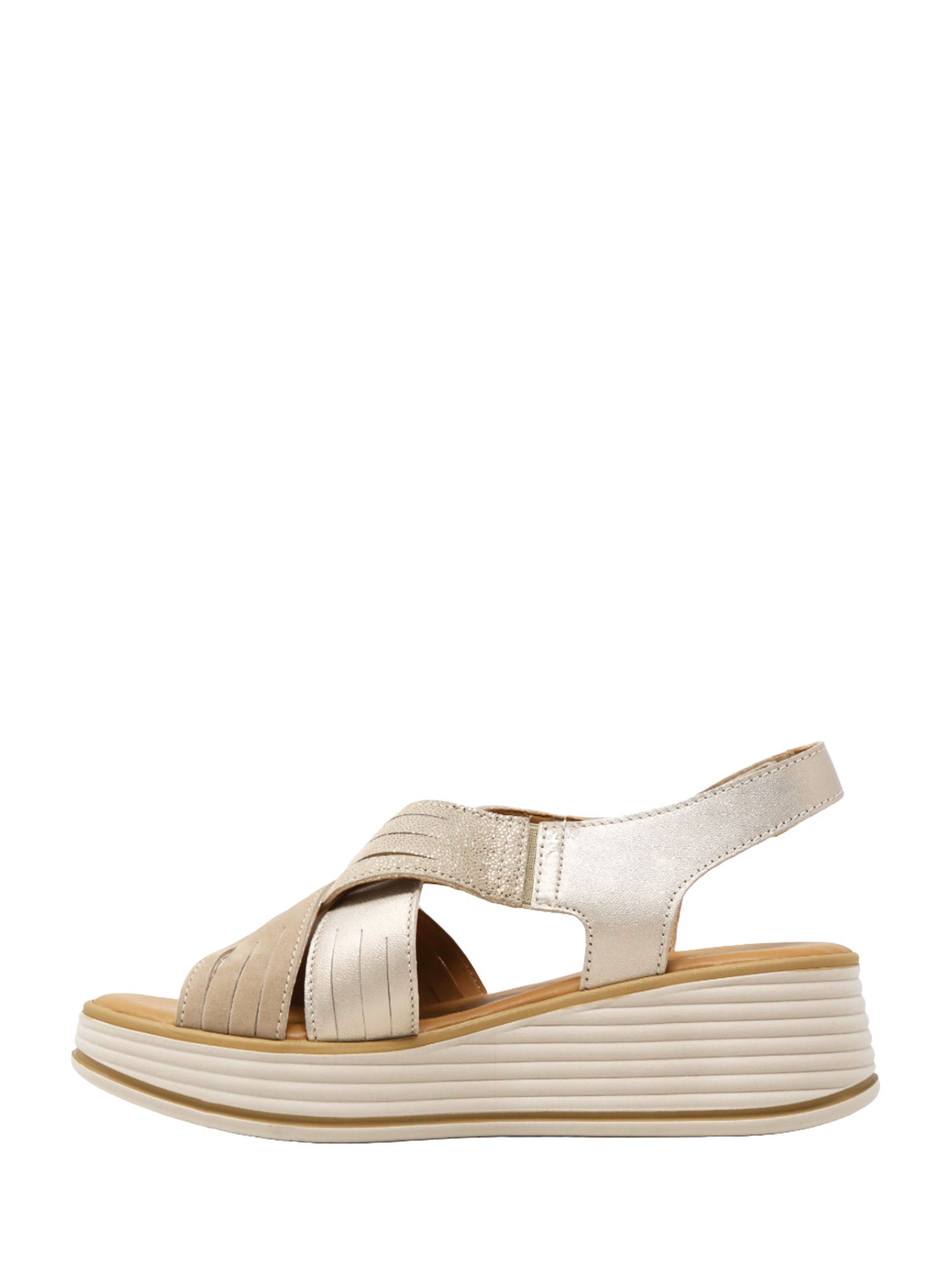 Sandali zeppa Tortora Valleverde