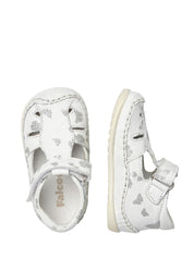 Sandali con strappi Bianco Falcotto