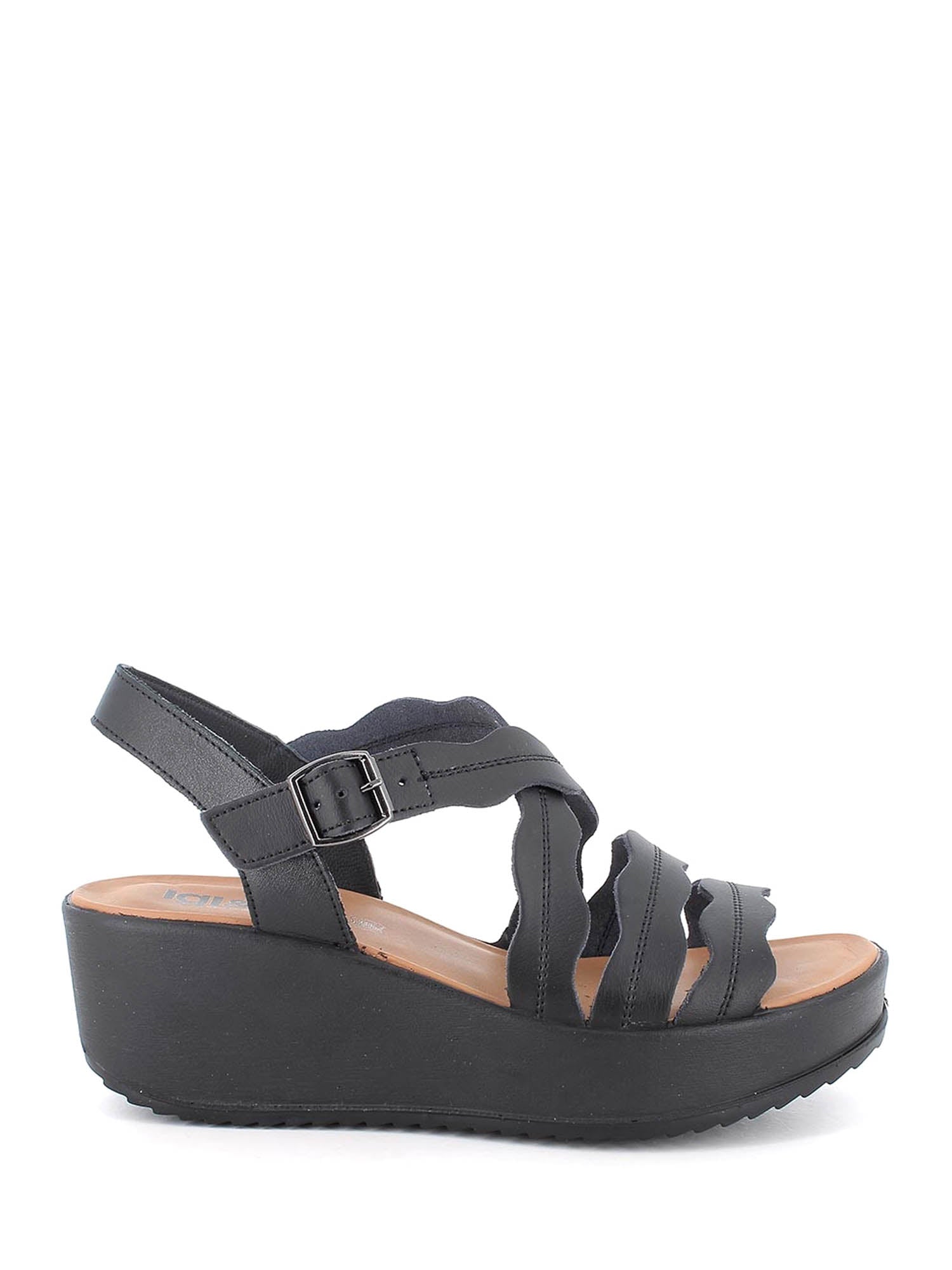 Sandali zeppa Nero Igi&co