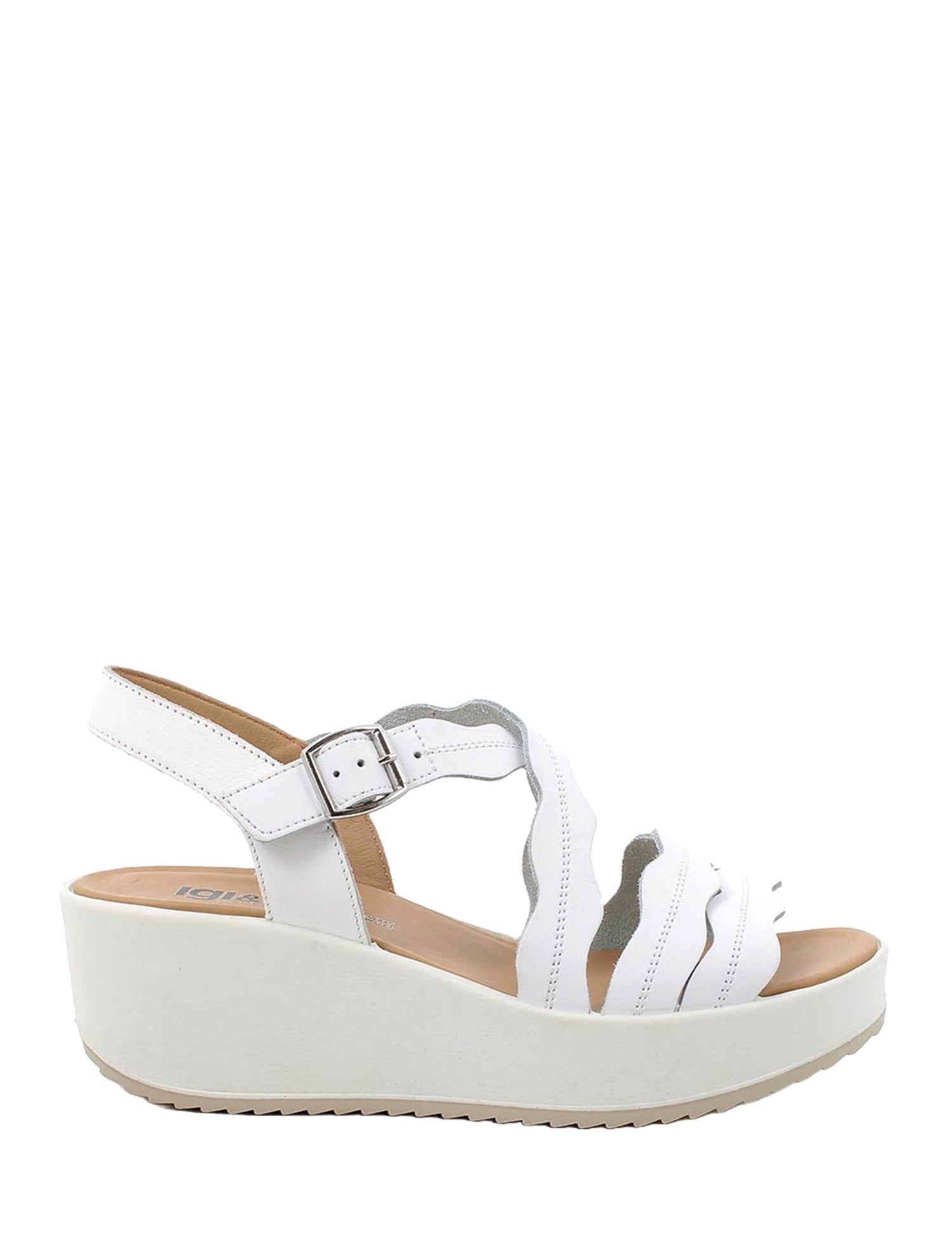 Sandali zeppa Bianco Igi&co
