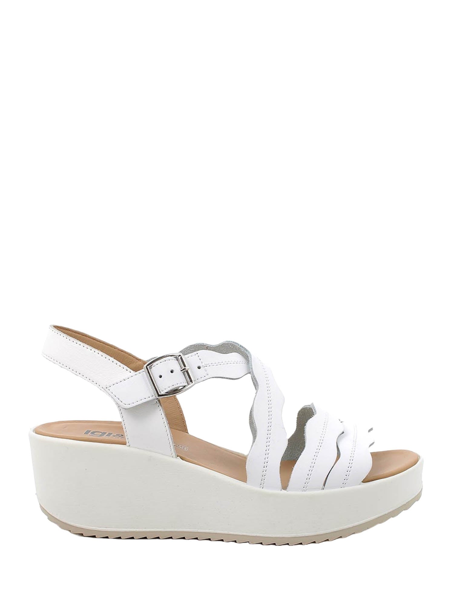 Sandali zeppa Bianco Igi&co