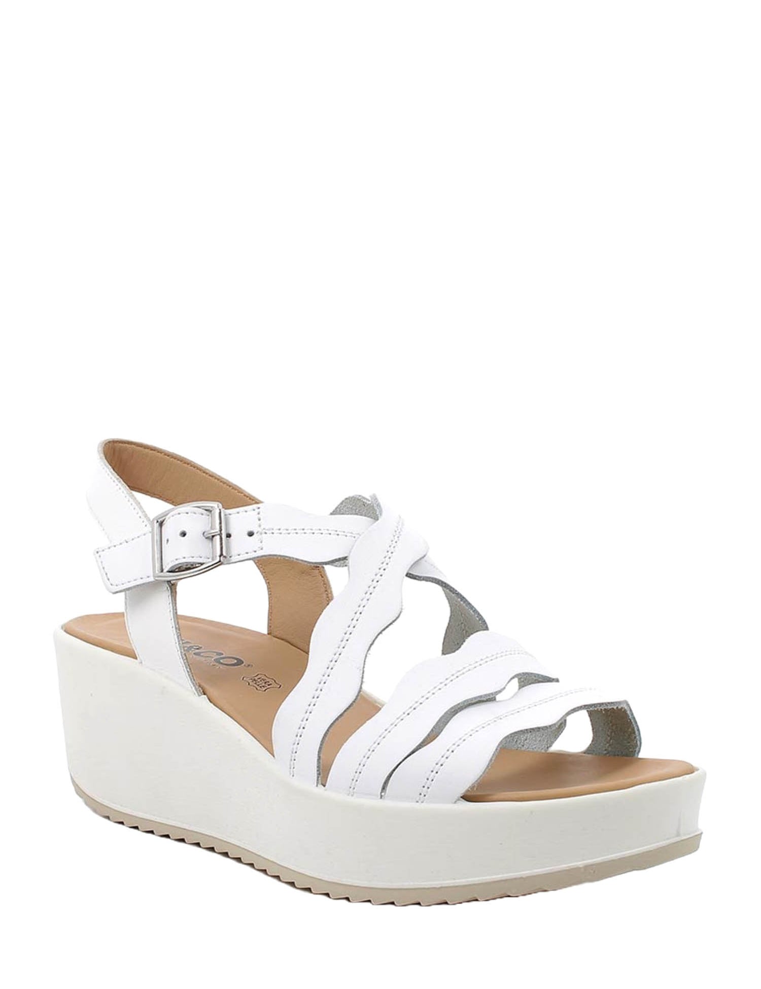 Sandali zeppa Bianco Igi&co