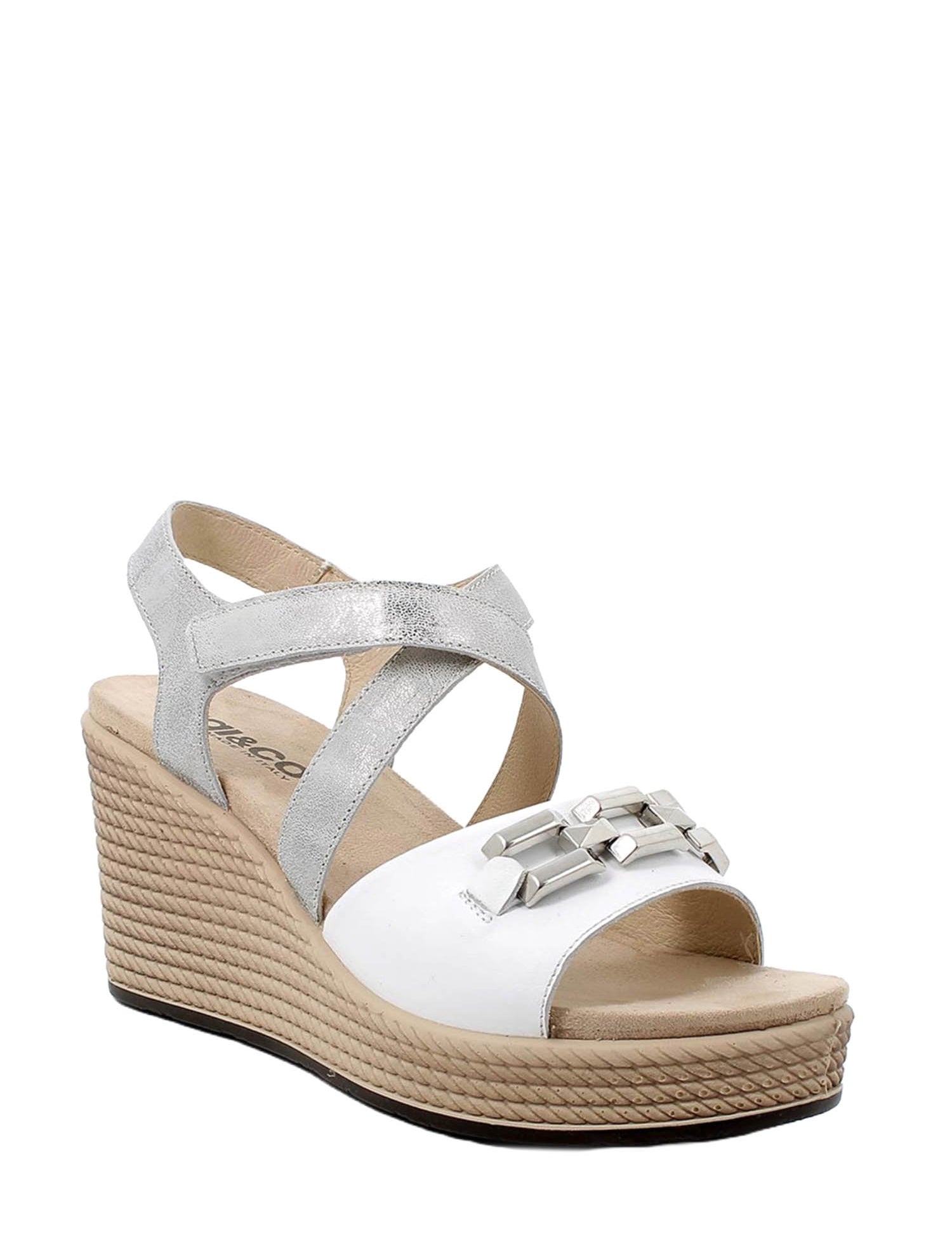 Sandali zeppa Bianco Igi&co