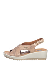 Sandali zeppa Beige Enval