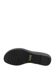 Sandali zeppa Nero Enval