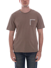 T-shirt Marrone Sseinse