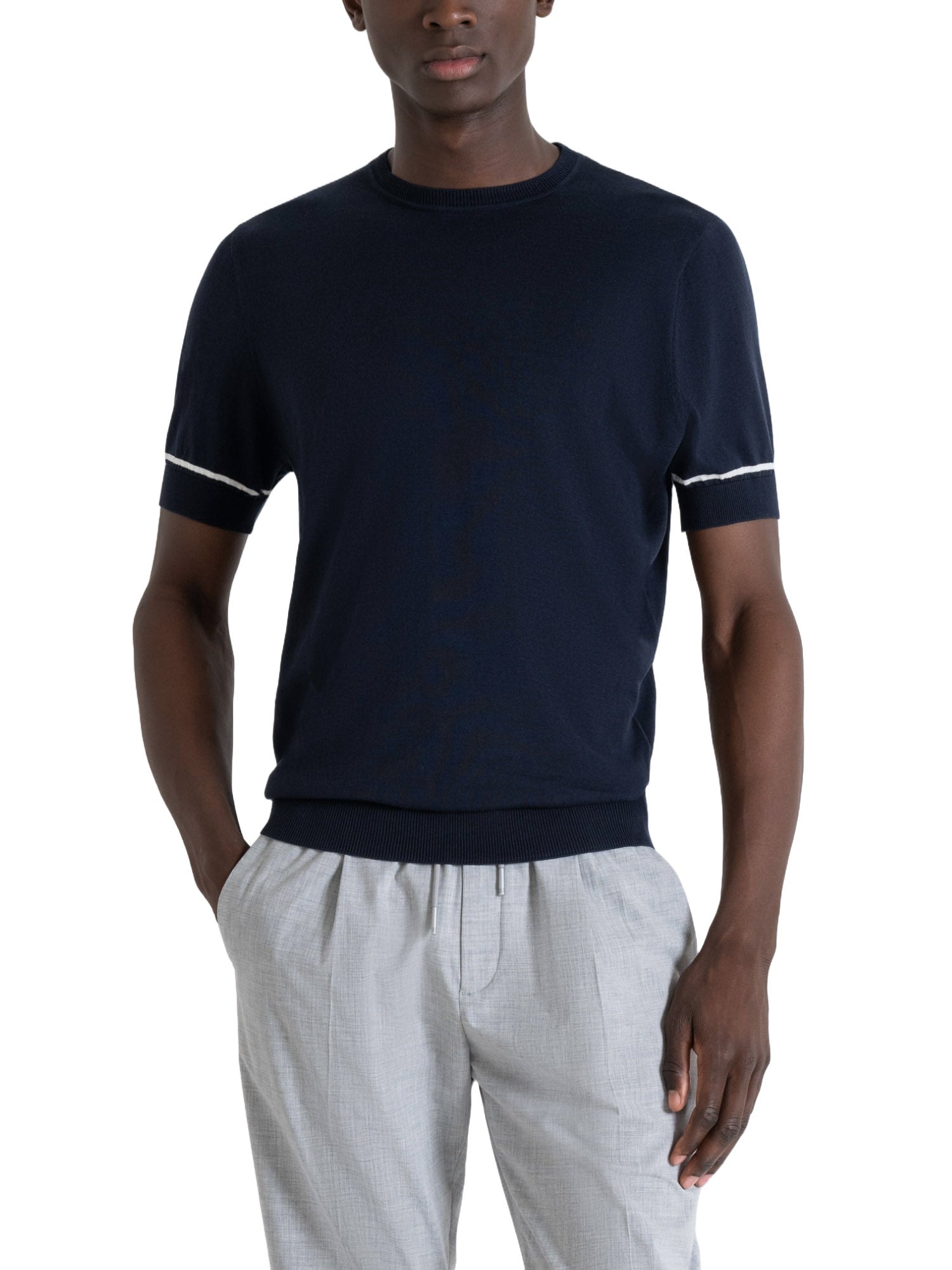 T-shirt Blu Antony Morato