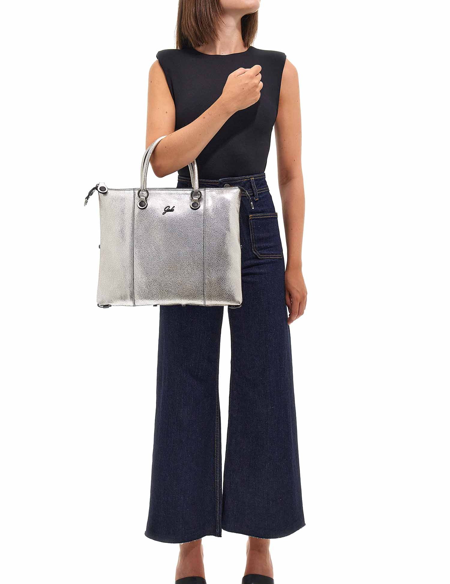 Borse a mano Argentato Gabs