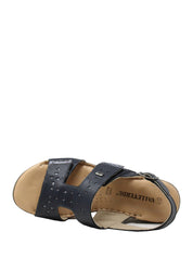 Sandali zeppa Blu Valleverde