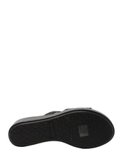 Sandali zeppa Nero Valleverde