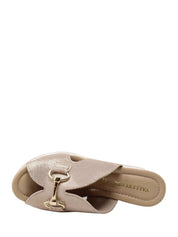 Sandali zeppa Beige Valleverde