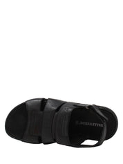 Sandali con strappi Nero Valleverde