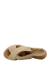 Sandali zeppa Beige Valleverde