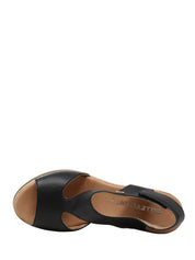 Sandali zeppa Nero Valleverde