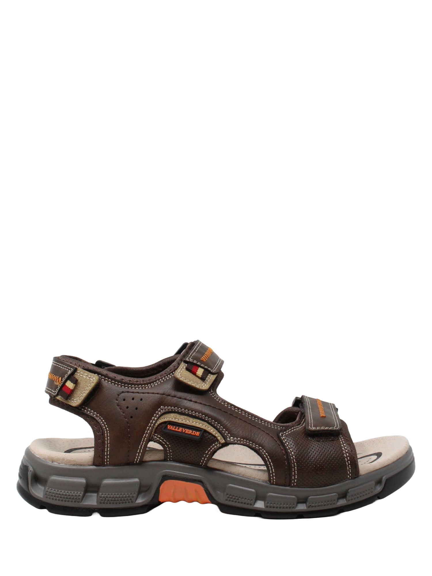 Sandali con strappi Marrone Valleverde