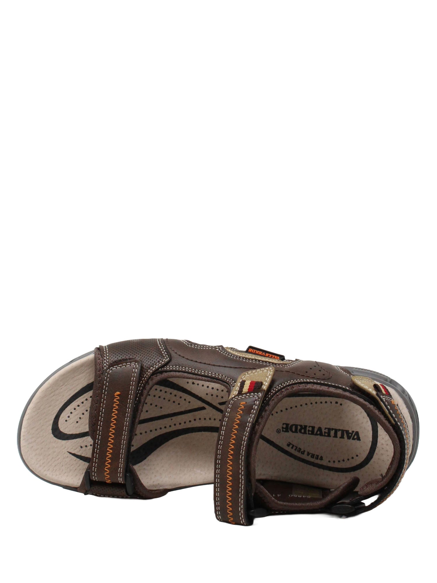 Sandali con strappi Marrone Valleverde