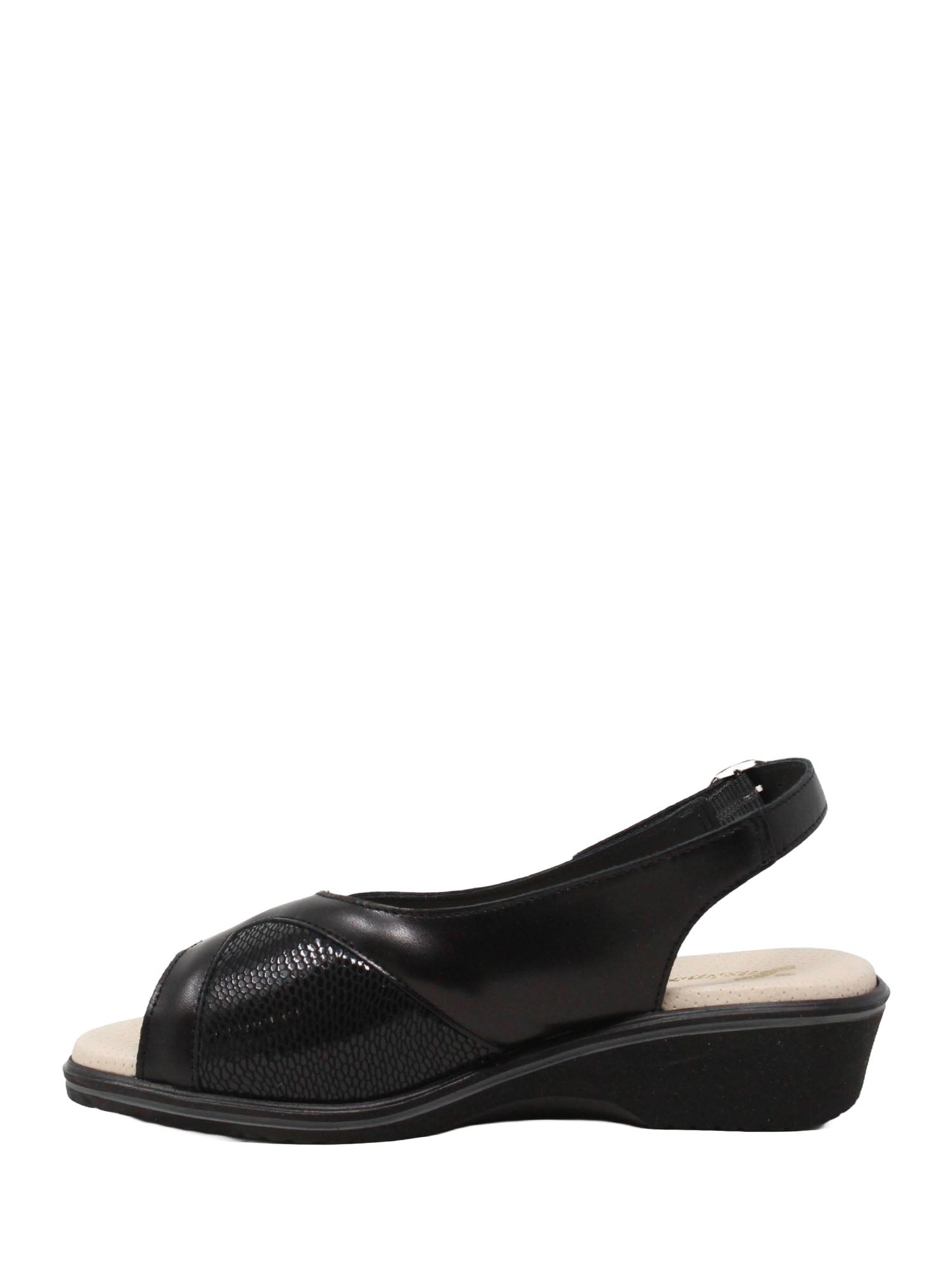 Sandali zeppa Nero Susimoda