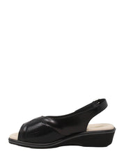 Sandali zeppa Nero Susimoda