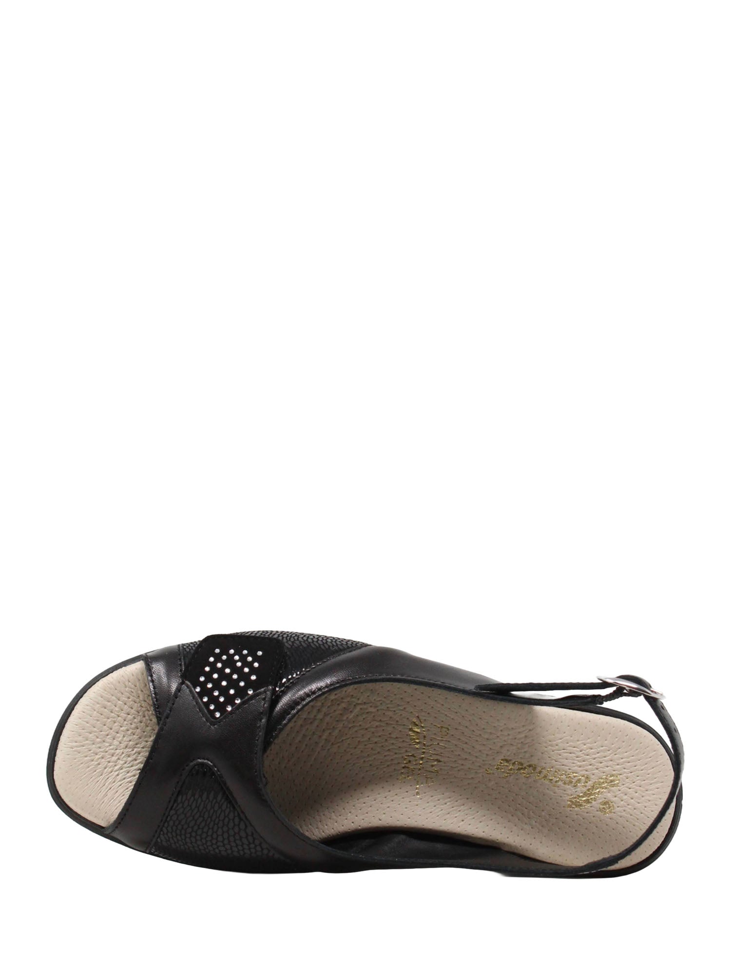 Sandali zeppa Nero Susimoda