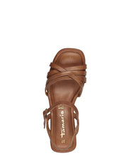 Sandali zeppa Marrone Tamaris