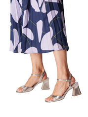 Sandali tacco Platino Tamaris