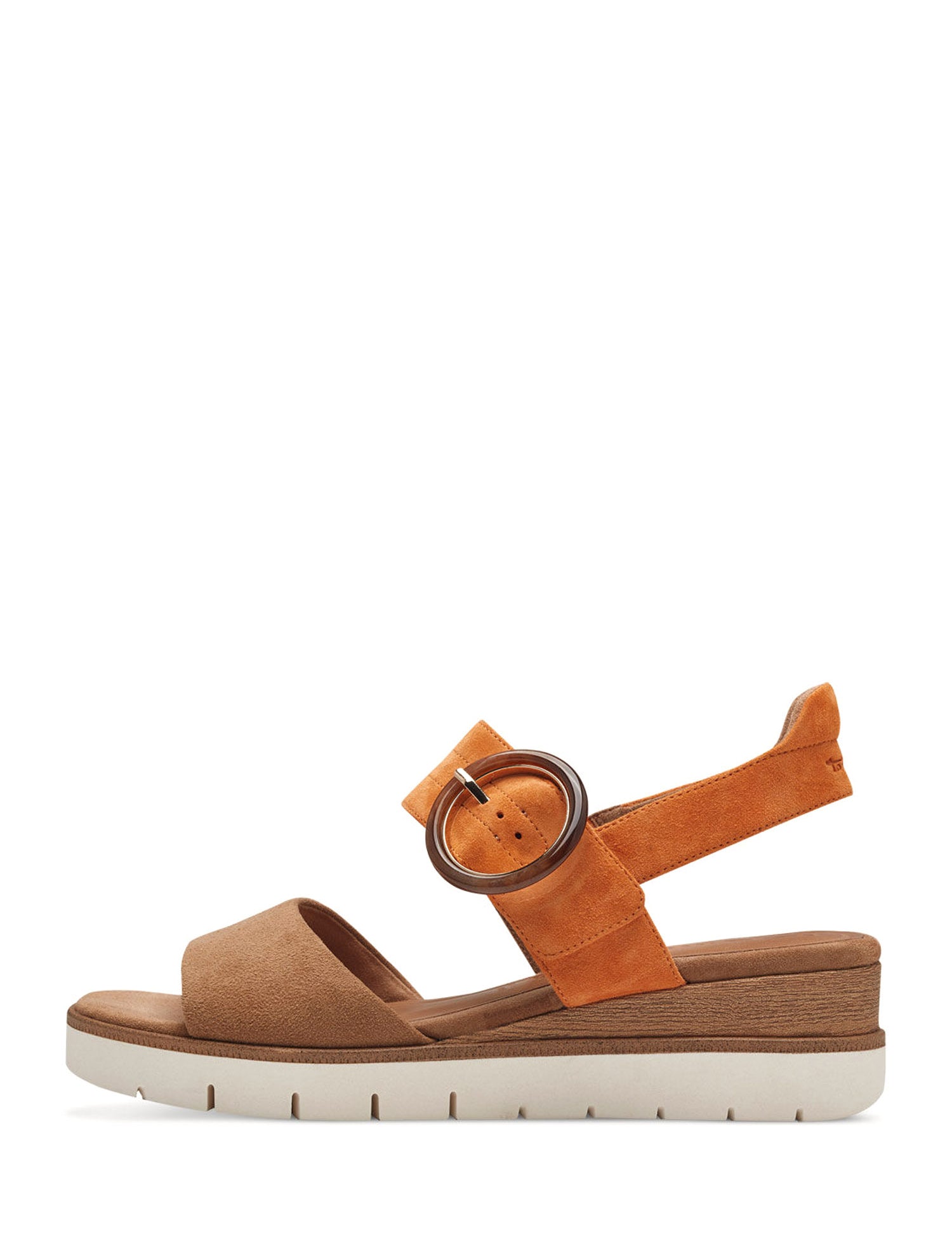 Sandali zeppa Marrone Tamaris