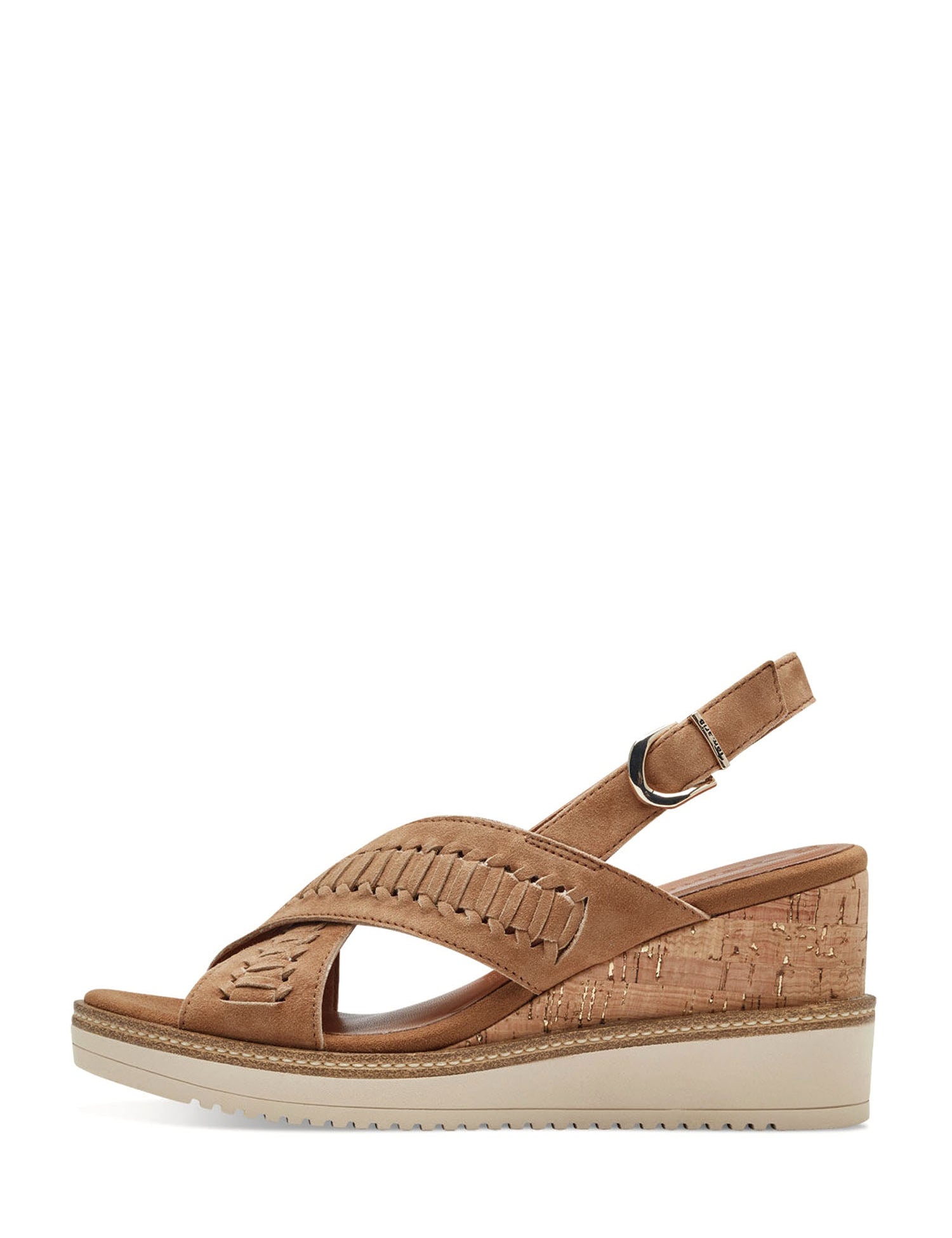 Sandali zeppa Marrone Tamaris