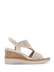 Sandali zeppa Beige Tamaris