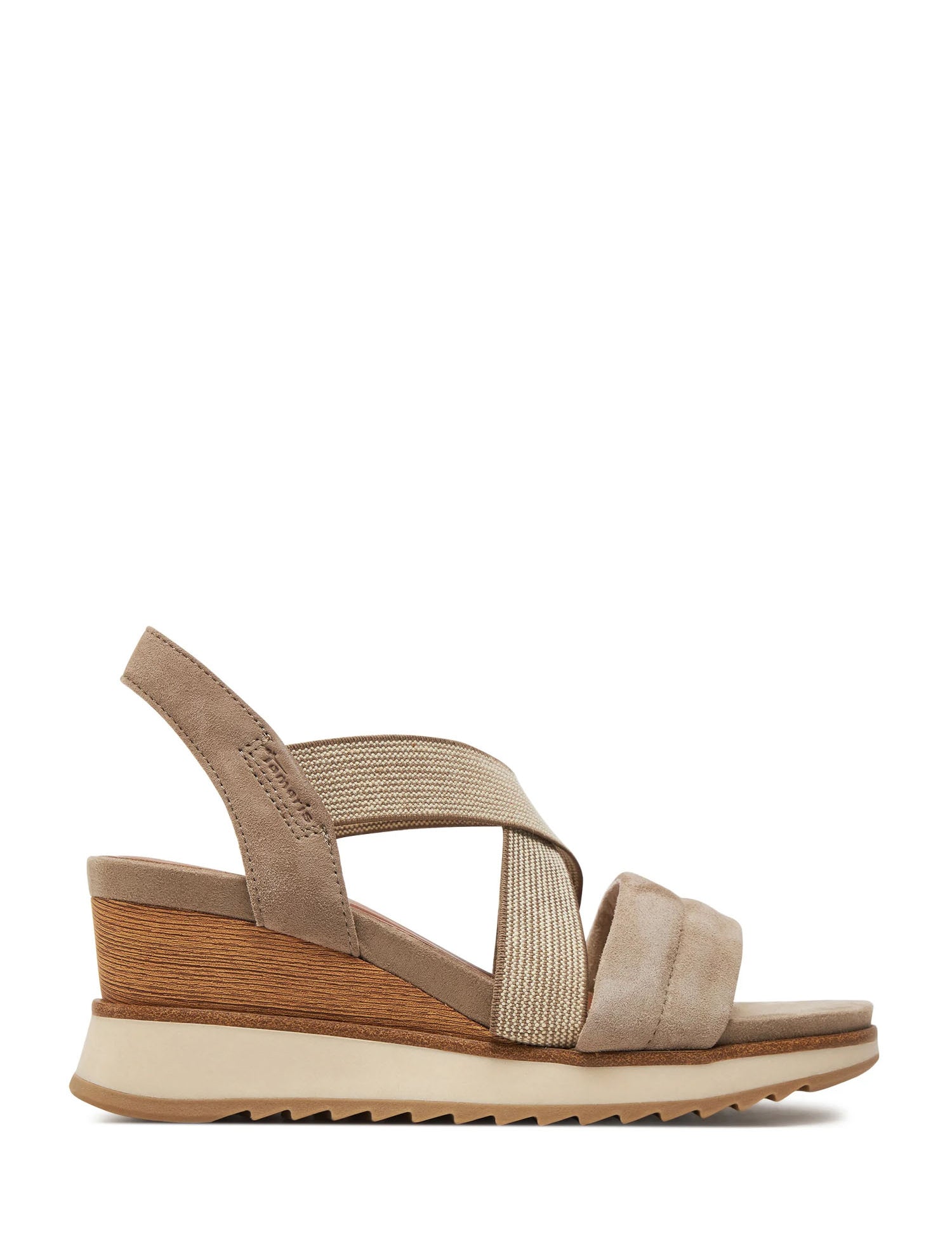 Sandali zeppa Beige Tamaris