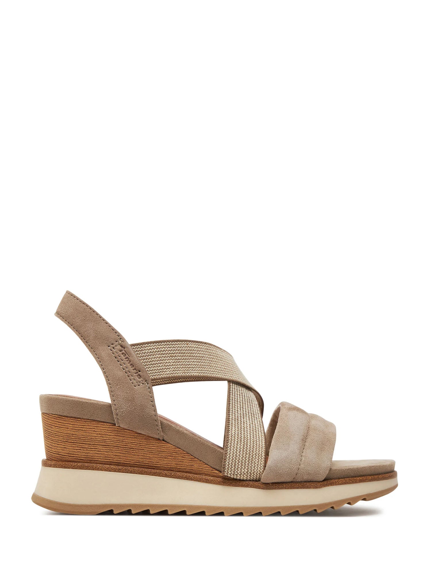 Sandali zeppa Beige Tamaris
