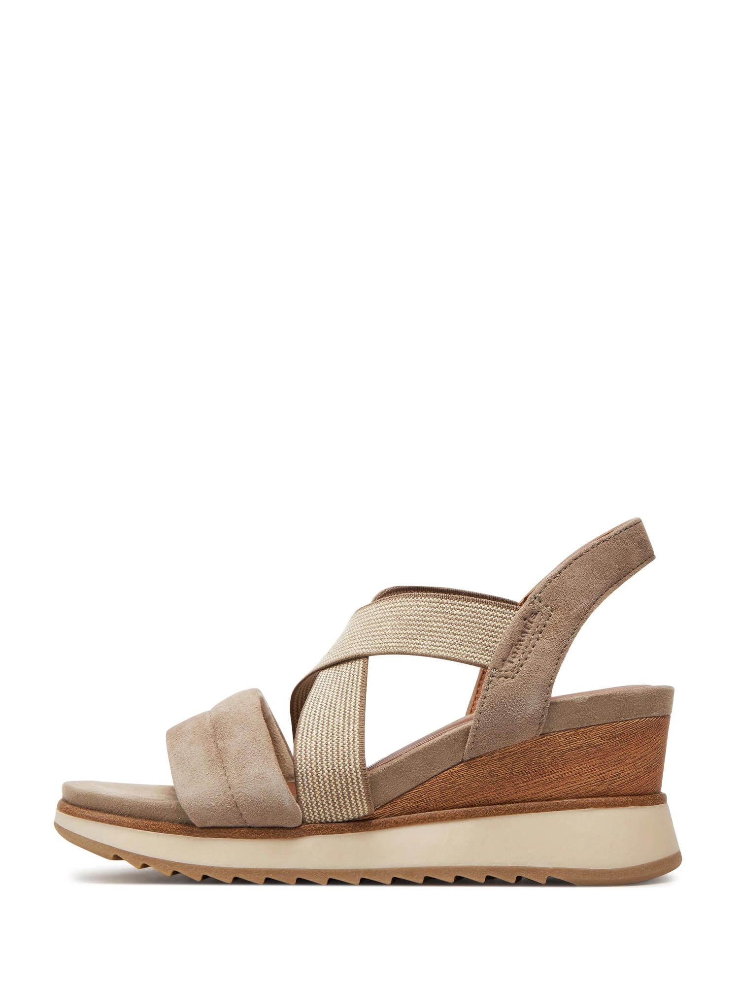 Sandali zeppa Beige Tamaris