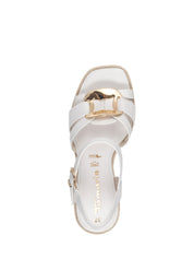 Sandali zeppa Bianco Tamaris