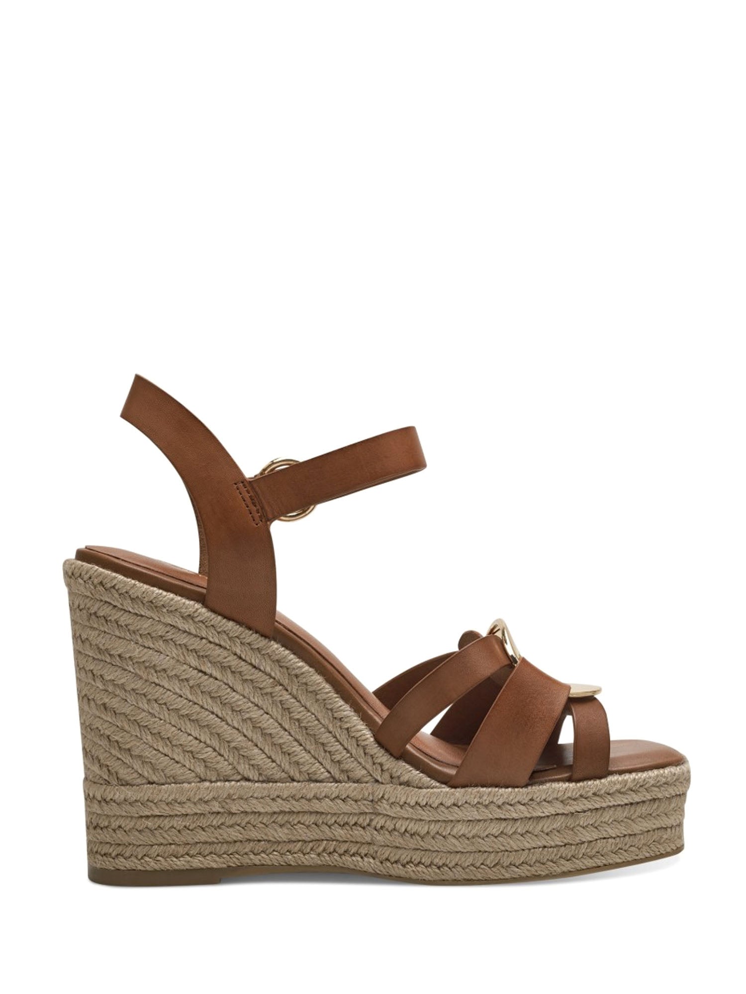 Sandali zeppa Marrone Tamaris