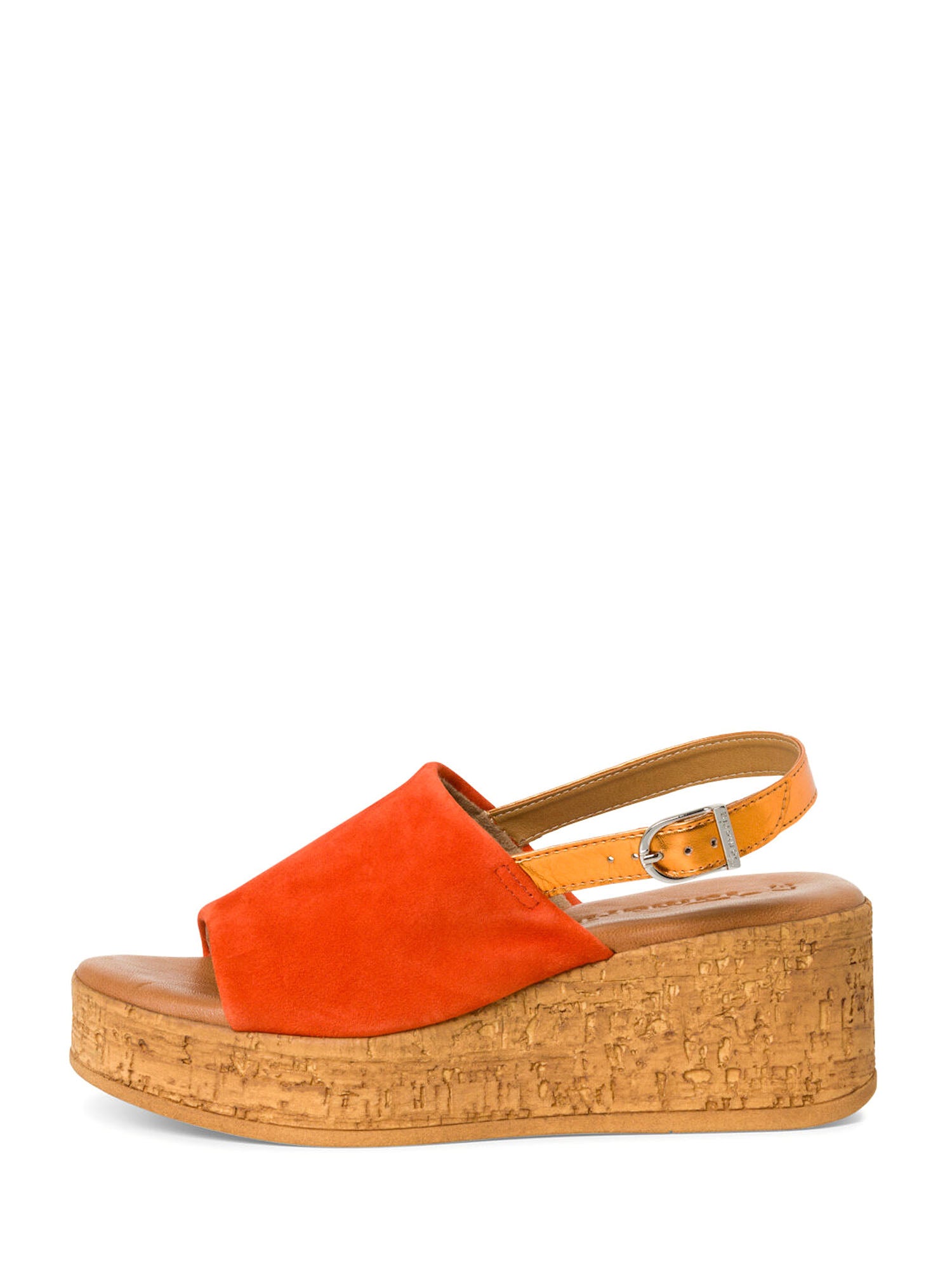 Sandali zeppa Arancio Tamaris