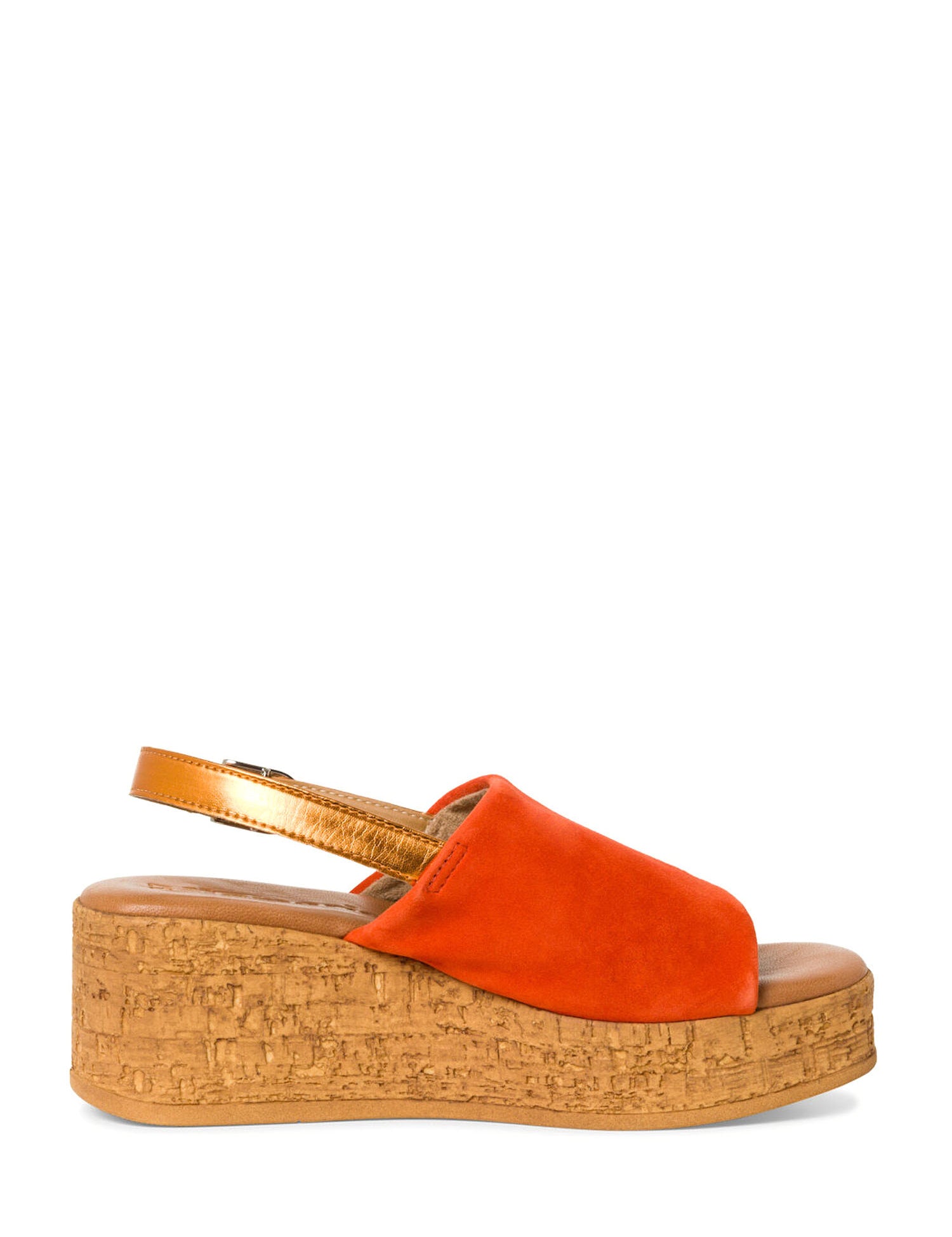 Sandali zeppa Arancio Tamaris