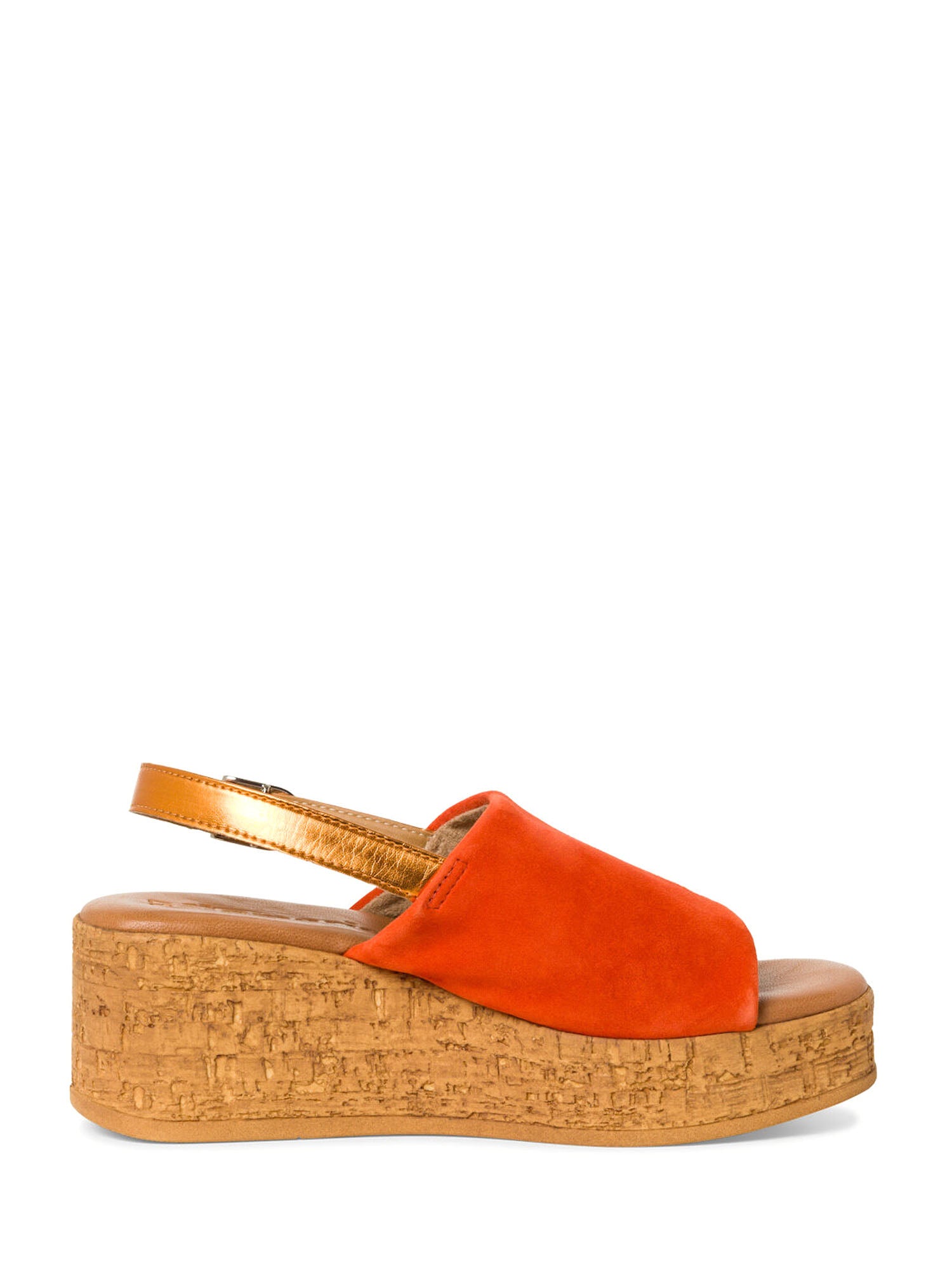 Sandali zeppa Arancio Tamaris