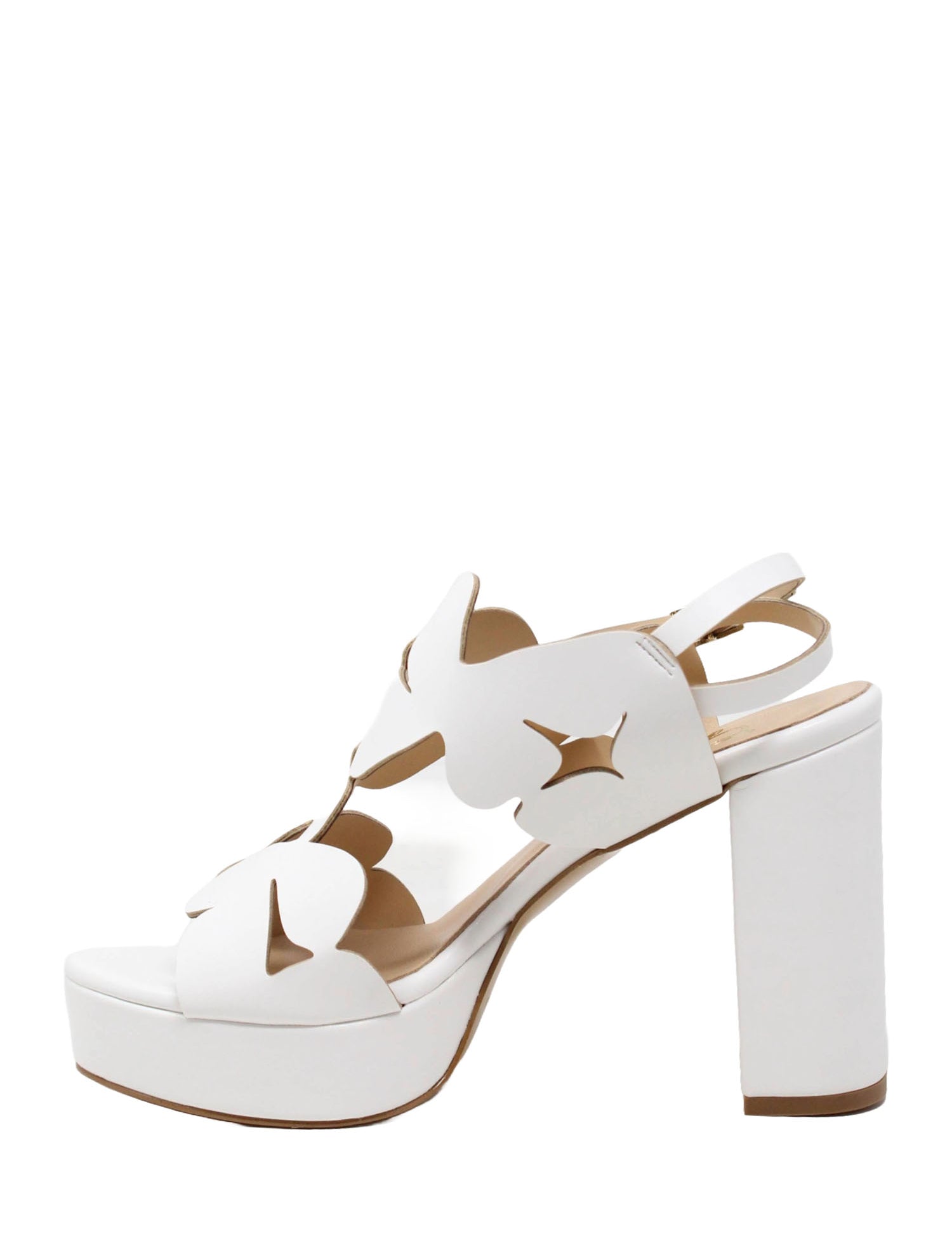 Sandali tacco Bianco Grace Shoes
