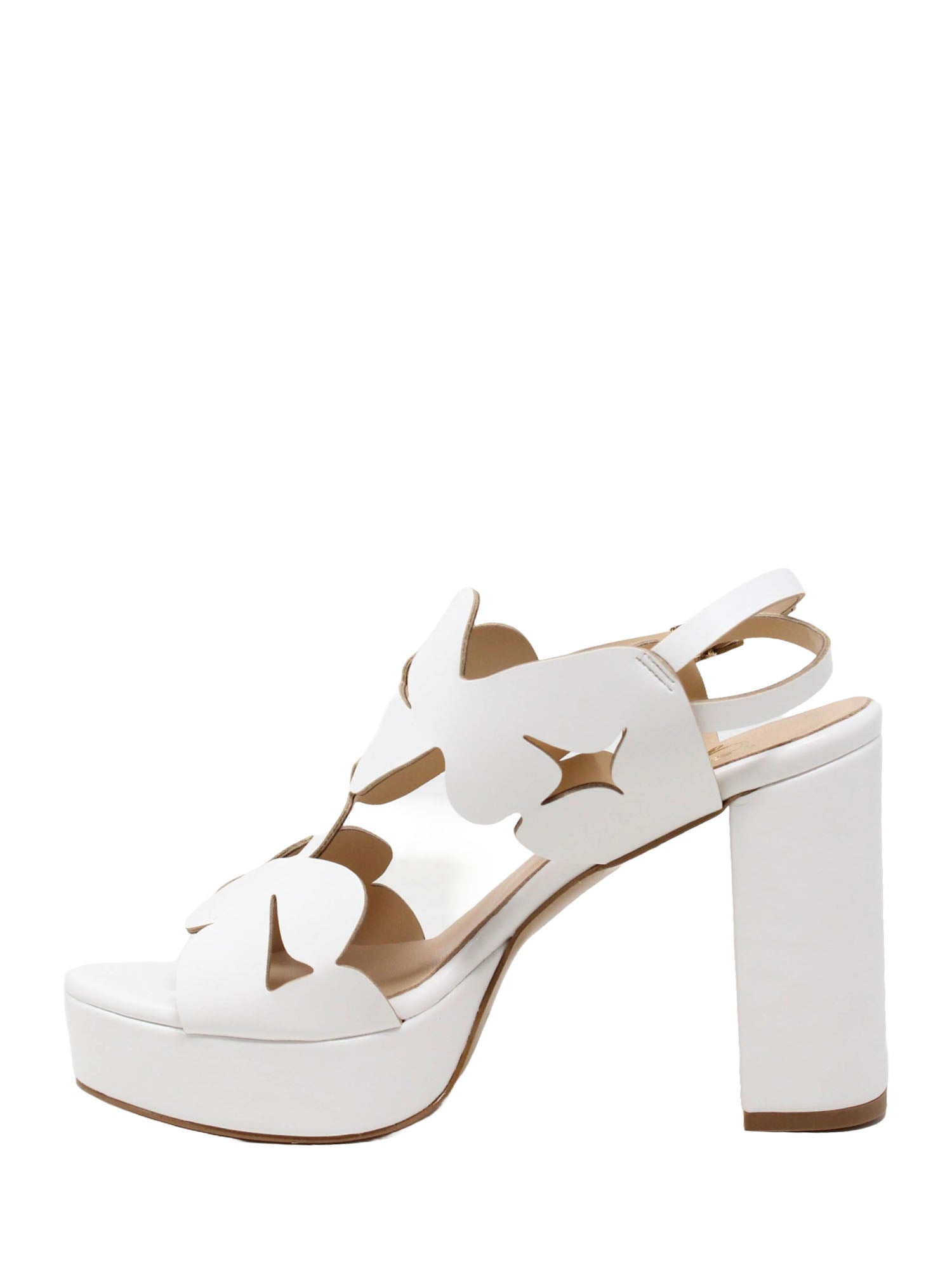 Sandali tacco Bianco Grace Shoes
