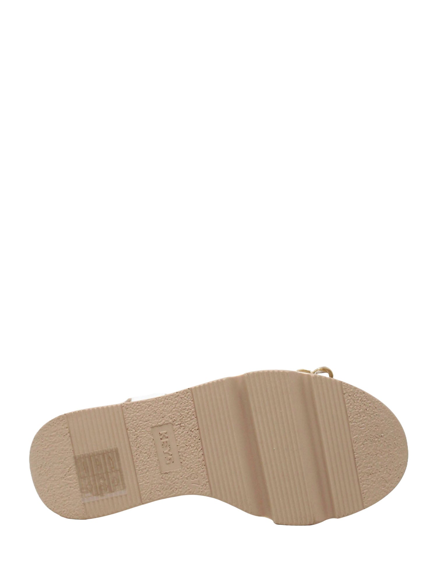 Sandali zeppa Bianco Keys