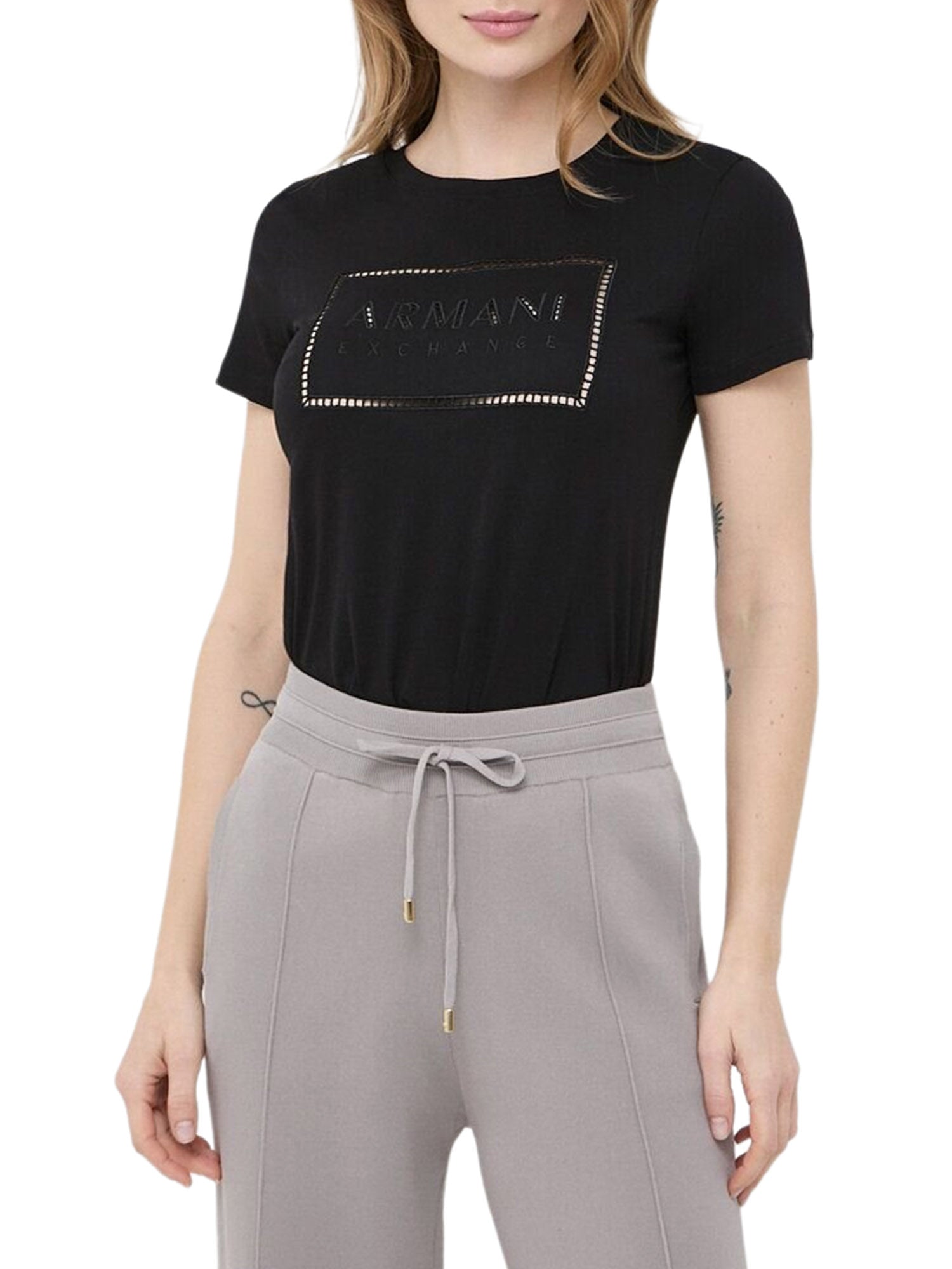 T-shirt Nero Armani Exchange