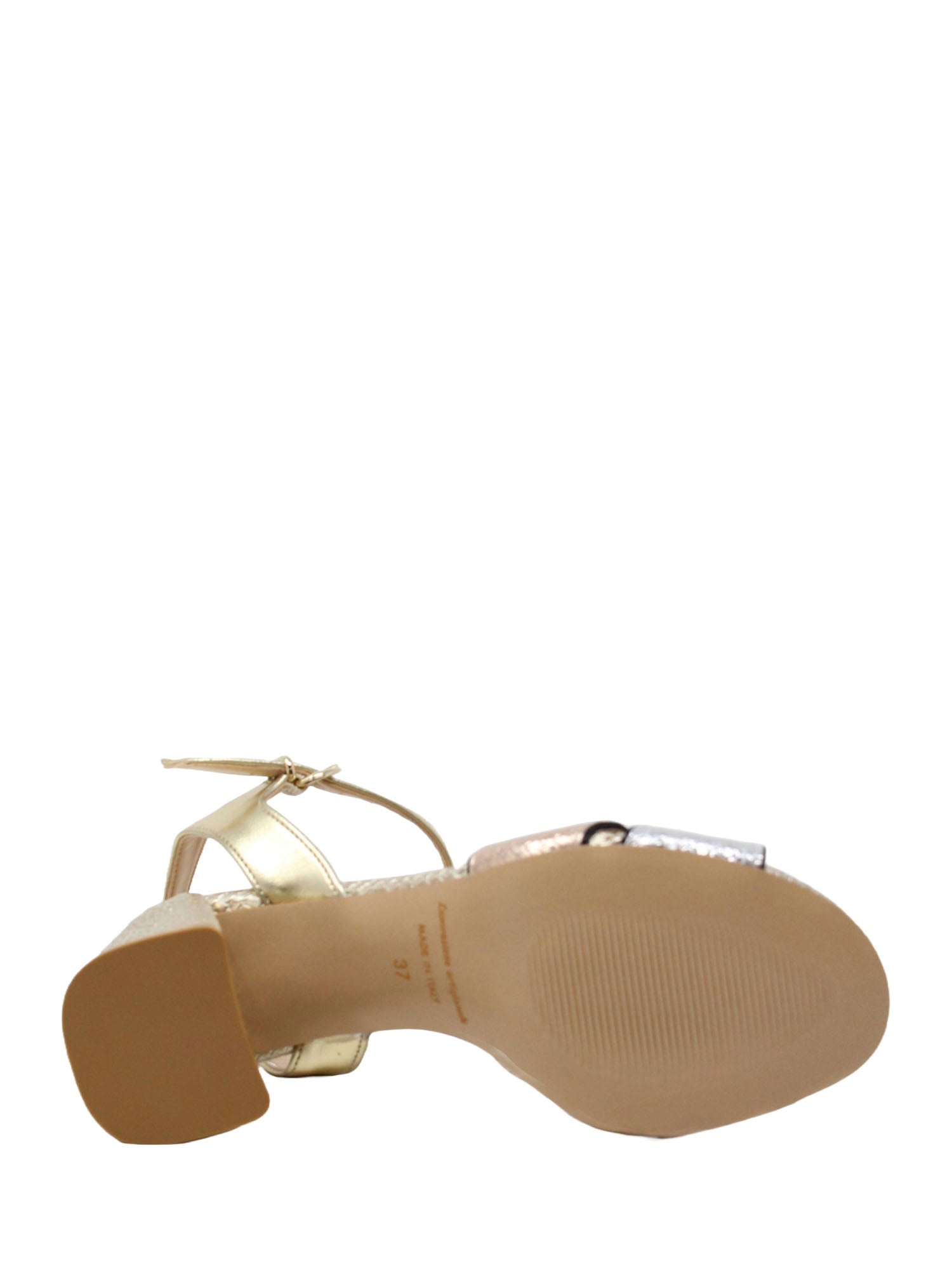 Sandali tacco Oro E Argento Grace Shoes