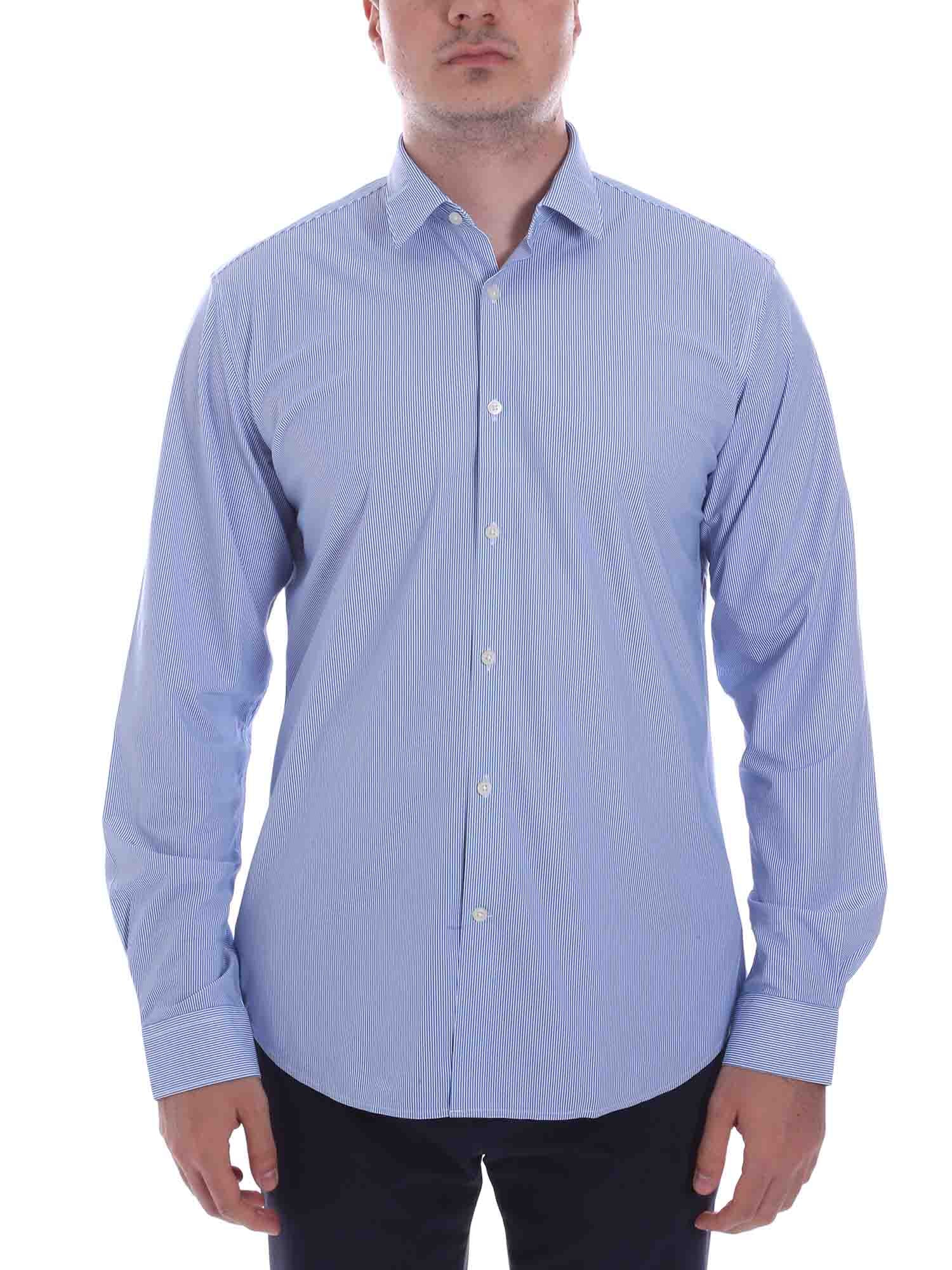 Camicie Blu Scuro Borgoni Milano