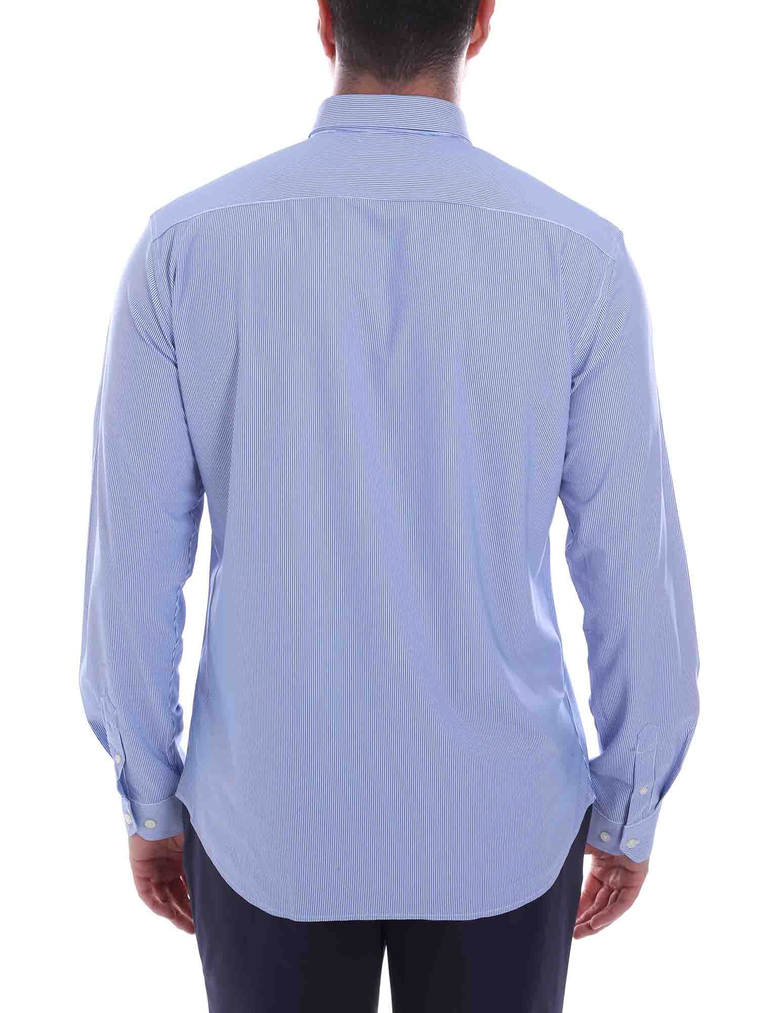 Camicie Blu Scuro Borgoni Milano