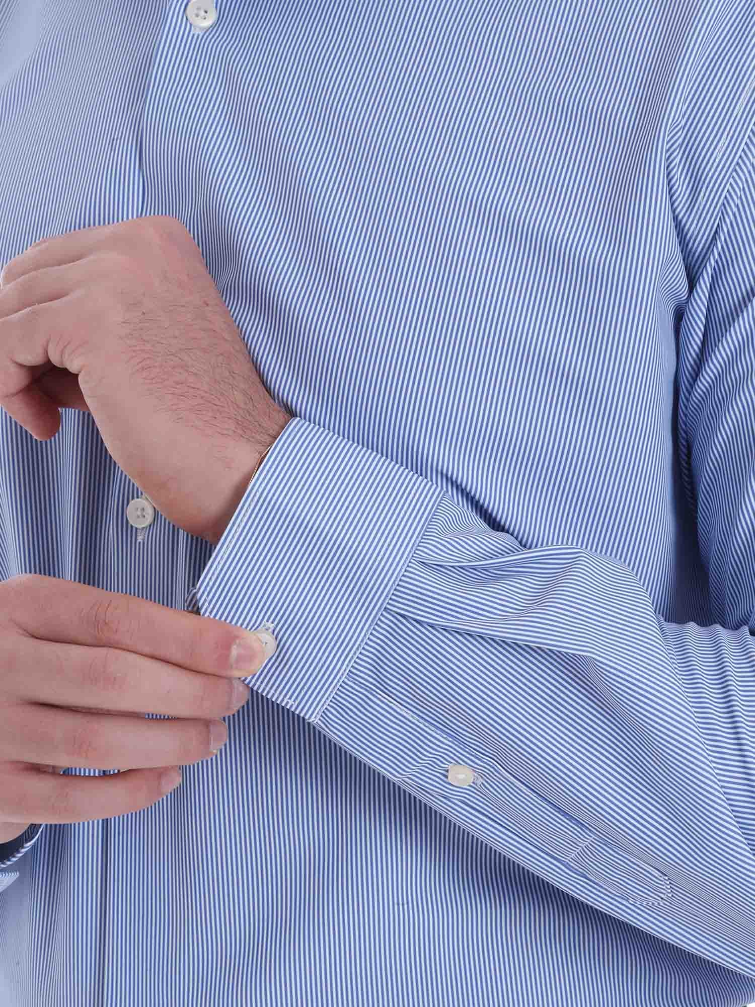 Camicie Blu Scuro Borgoni Milano