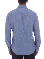 Camicie Blu Scuro Borgoni Milano