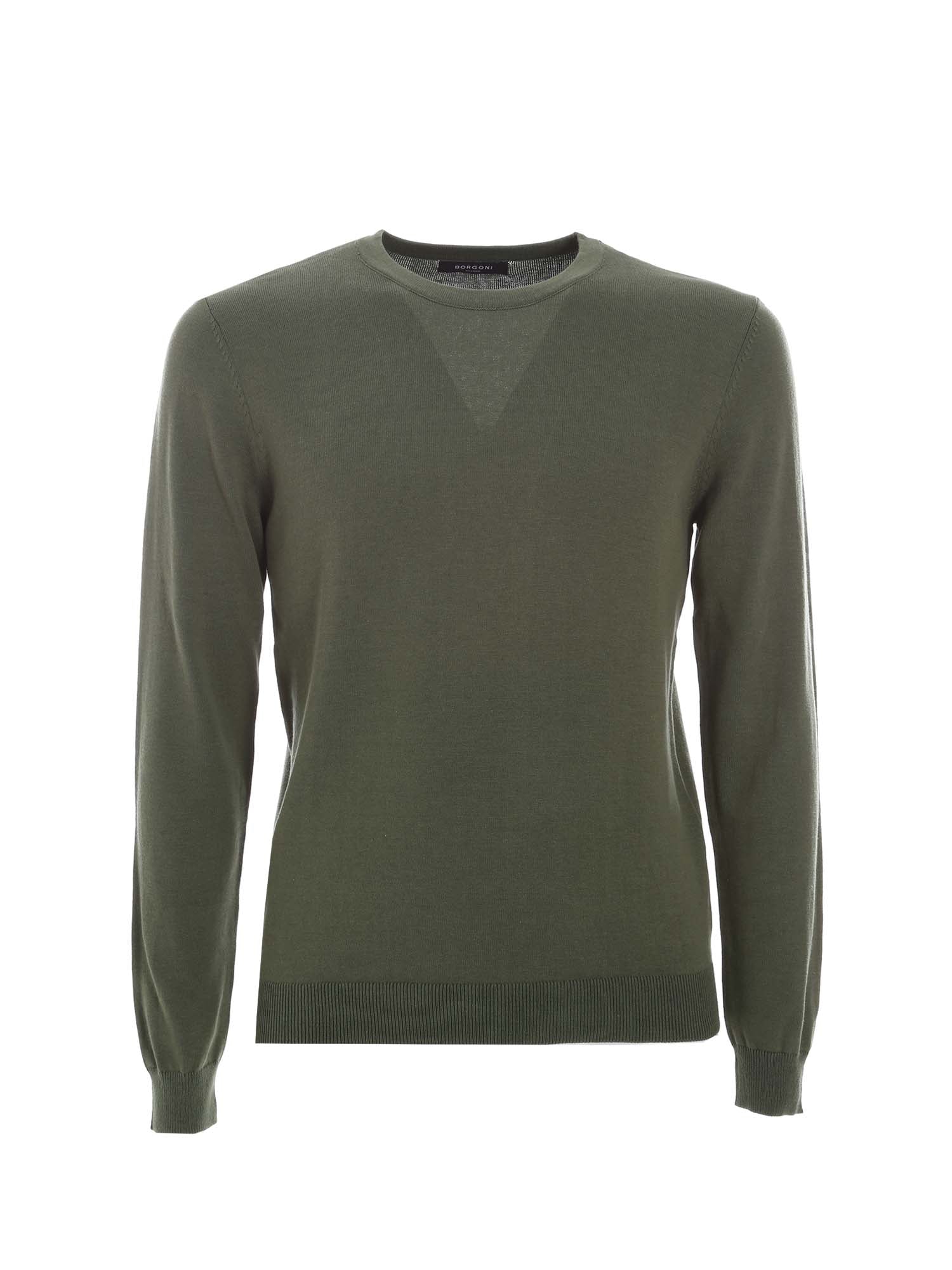 Maglioncini Verde Borgoni Milano